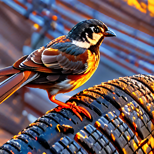 006_A bird that is sitting in the rim of a tire..png